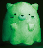Meet the Glow-in-the-Dark Neko Cat Ghost Plushie – the cutest spooky companion you’ll ever cuddle! This adorable plush combines the charm of a cat with a playful ghostly twist, featuring soft, velvety fabric and sweet embroidered details.
By day, it’s a soft, huggable friend; by night, it transforms, glowing with a gentle, ethereal light that brings a magical touch to any room.
Part of the Sumikkogurashi gang, who have been invited by a ghost to the Night Park, the begin to enjoy it by pretending to